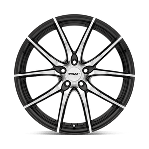 TSW SPRINT Gloss Black W/ Mirror Cut Face 20x10 +25 5x112mm 72.1mm - Wheelwiz