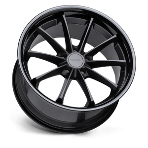 TSW SWEEP Matte Black W/ Gloss Black Lip 19x8.5 +30 5x114.3mm 76.1mm - Wheelwiz