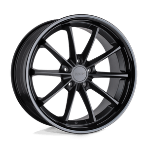 TSW SWEEP Matte Black W/ Gloss Black Lip 20x10 +40 5x114.3mm 76.1mm - Wheelwiz