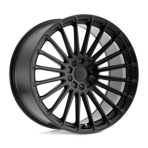 TSW TURBINA Matte Black 22x9.5 +20 5x114.3mm 76.1mm - WheelWiz