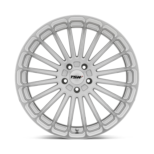 TSW TURBINA Titanium Silver Mirror Cut Fc 18x10 +25 5x114.3mm 76.1mm - Wheelwiz
