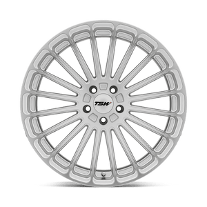 TSW TURBINA Titanium Silver Mirror Cut Fc 17x8 +32 5x112mm 72.1mm - Wheelwiz