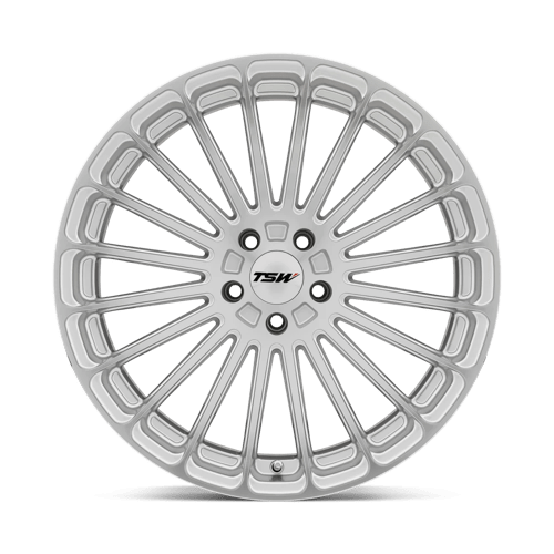TSW TURBINA Titanium Silver W/ Mirror Cut Face 22x9 +35 5x112mm 66.6mm - WheelWiz