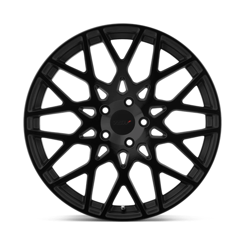 TSW VALE Double Black - Matte Black W/ Gloss Black Face 17x8 +40 5x114.3mm 76.1mm - WheelWiz