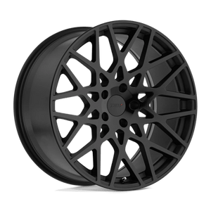 TSW VALE Double Black - Matte Black W/ Gloss Black Face 18x9.5 +20 5x114.3mm 76.1mm - WheelWiz