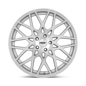 TSW VALE Silver W/ Mirror Cut Face 20x10 +25 5x112mm 72.1mm - WheelWiz