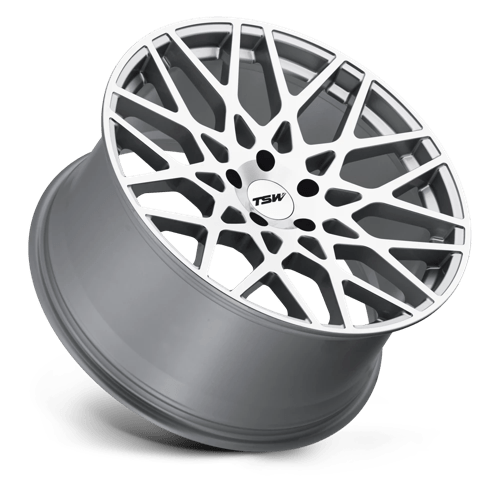TSW VALE Silver W/ Mirror Cut Face 18x8.5 +43 5x108mm 72.1mm - Wheelwiz