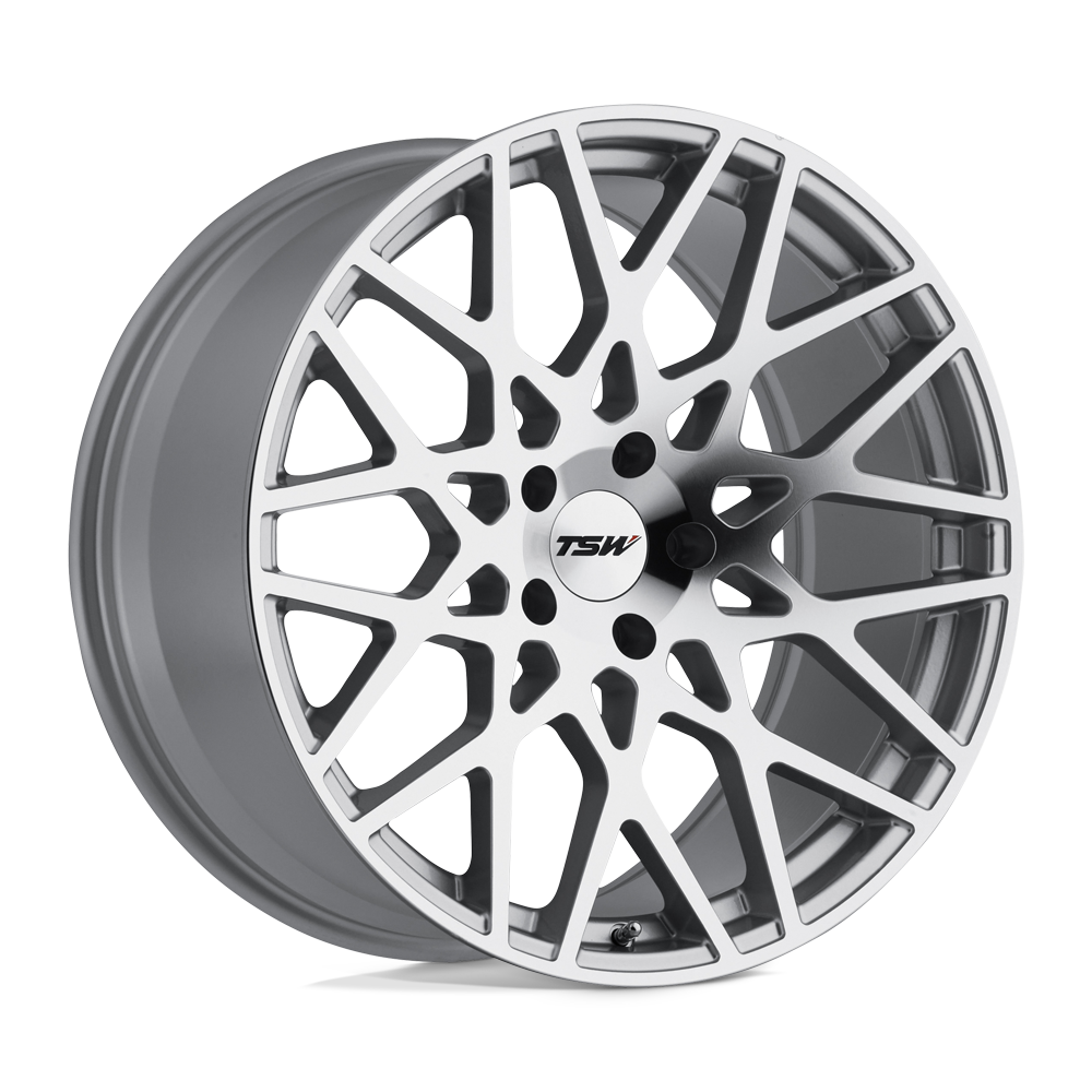 TSW VALE Silver W/ Mirror Cut Face 18x8.5 +30 5x120mm 76.1mm - WheelWiz