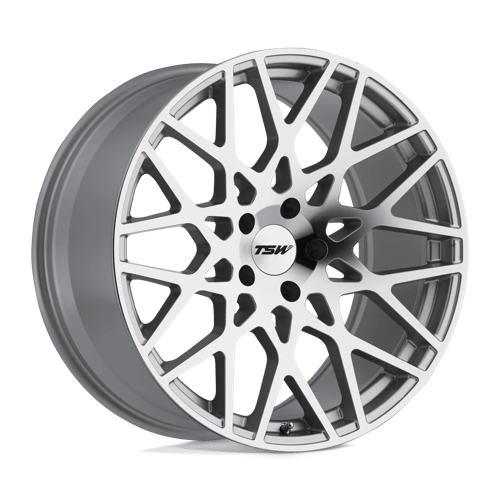 TSW VALE Silver W/ Mirror Cut Face 19x8.5 +30 5x120mm 76.1mm - Wheelwiz