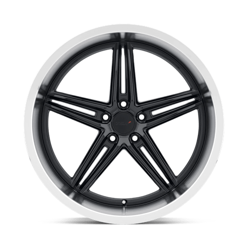 TSW VARIANTE Gloss Black W/ Machined Lip 19x9.5 +39 5x120mm 76.1mm - Wheelwiz