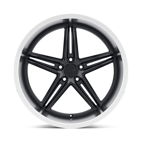 TSW VARIANTE Gloss Black W/ Machined Lip 18x9.5 +39 5x114.3mm 76.1mm - WheelWiz