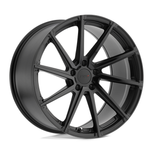 TSW WATKINS Double Black - Matte Black W/ Gloss Black Face 19x10 +25 5x114.3mm 76.1mm - WheelWiz