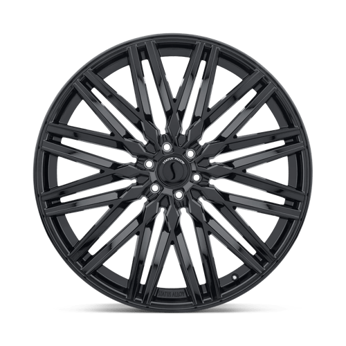Status ADAMAS Gloss Black 24x9.5 +30 6x135mm 87.1mm - WheelWiz