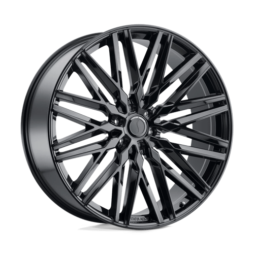 Status ADAMAS Gloss Black 20x9 +25 6x135mm 87.1mm - Wheelwiz