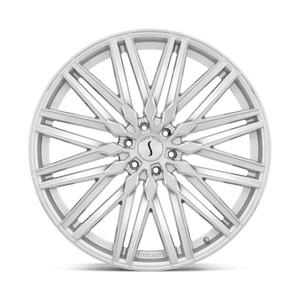 Status ADAMAS Silver W/ Mirror Cut Face 20x9 +15 6x139.7mm 112.1mm - Wheelwiz