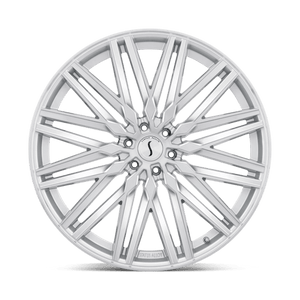 Status ADAMAS Silver W/ Mirror Cut Face 22x9.5 +30 6x132mm 74.5mm - Wheelwiz