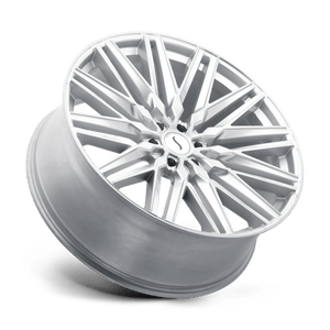 Status ADAMAS Silver W/ Mirror Cut Face 20x9 +25 6x120mm 67.1mm - Wheelwiz