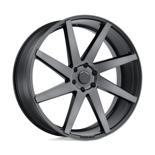 Status BRUTE Carbon Graphite 24x9.5 +15 5x115mm 76.1mm - Wheelwiz