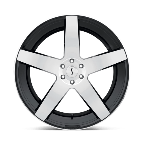 Status EMPIRE Gloss Black W/ Machined Face 24x9.5 +15 5x139.7mm 78.1mm - Wheelwiz