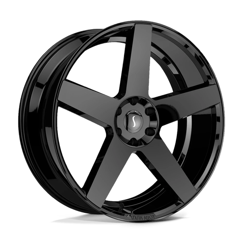 Status EMPIRE Gloss Black 24x9.5 +15 5x115mm 74.1mm - WheelWiz