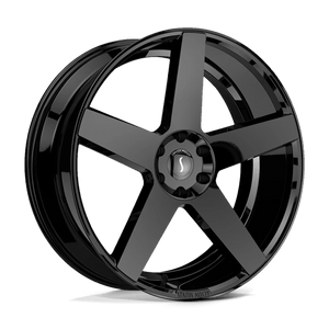 Status EMPIRE Gloss Black 22x9.5 +15 5x115mm 74.1mm - WheelWiz