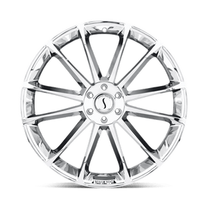 Status GOLIATH Chrome 24x9.5 +30 5x120mm 76.1mm - WheelWiz