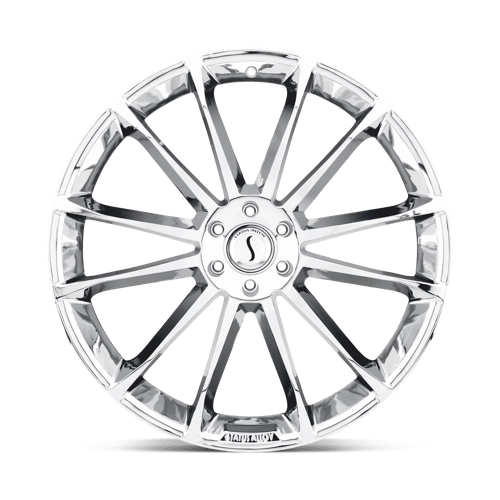 Status GOLIATH Chrome 24x9.5 +30 5x114.3mm 76.1mm - Wheelwiz