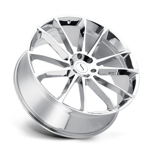 Status GOLIATH Chrome 24x9.5 +30 5x120mm 76.1mm - WheelWiz