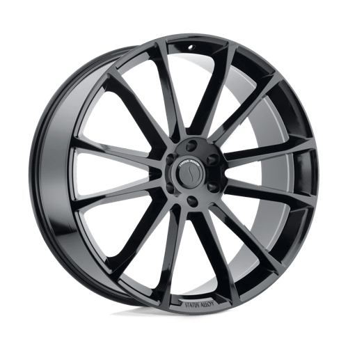 Status GOLIATH Gloss Black 22x9.5 +15 6x139.7mm 112.1mm - Wheelwiz