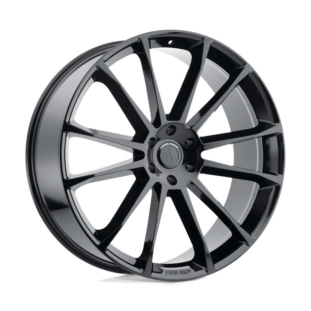Status GOLIATH Gloss Black 24x9.5 +15 5x139.7mm 112.1mm - WheelWiz