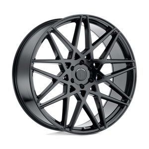 Status GRIFFIN Gloss Black 24x9.5 +15 5x115mm 76.1mm - WheelWiz