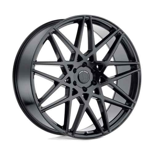 Status GRIFFIN Gloss Black 22x9.5 +30 6x135mm 87.1mm - WheelWiz