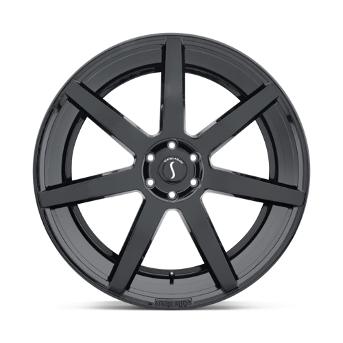 Status JOURNEY Gloss Black 22x9.5 +15 5x115mm 74.1mm - WheelWiz