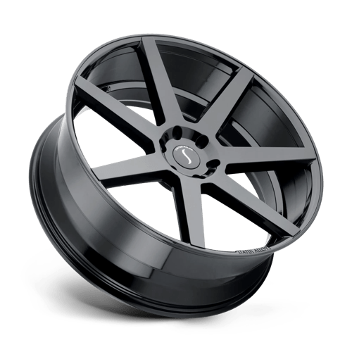 Status JOURNEY Gloss Black 22x9.5 +15 6x139.7mm 108mm - WheelWiz