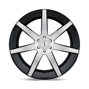 Status JOURNEY Gloss Black W/ Machined Face 22x9.5 +15 5x120mm 74.1mm - Wheelwiz