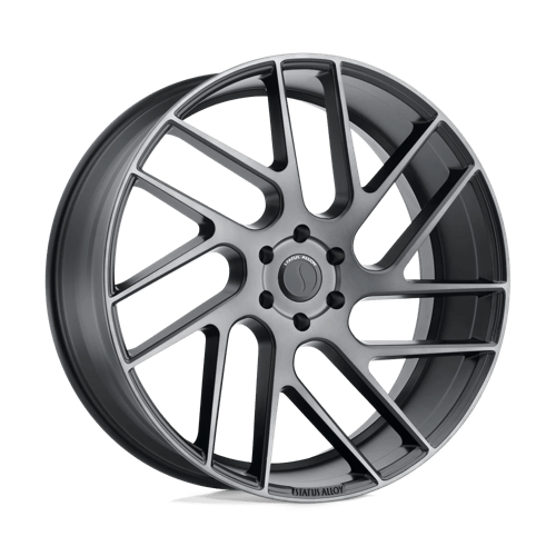 Status JUGGERNAUT Carbon Graphite 24x9.5 +15 5x115mm 76.1mm - WheelWiz