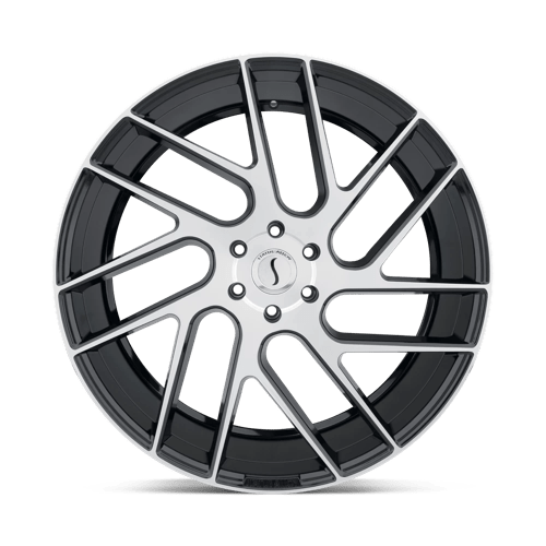 Status JUGGERNAUT Gloss Black W/ Machined Face 22x9.5 +35 5x127mm 71.5mm - WheelWiz