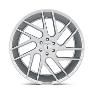 Status JUGGERNAUT Silver W/ Brushed Machined Fc 22x9.5 +30 5x120mm 76.1mm - Wheelwiz