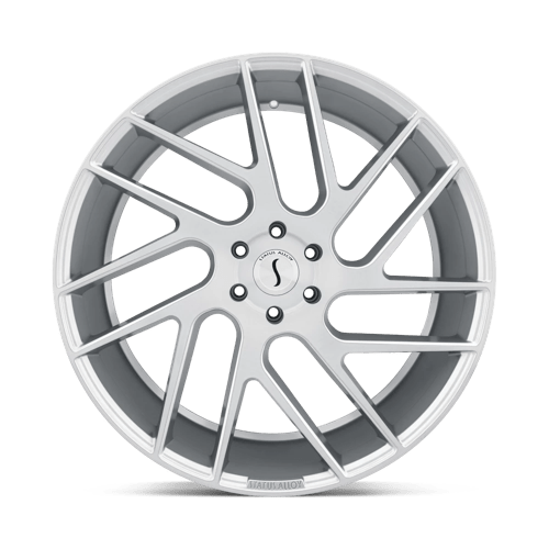 Status JUGGERNAUT Silver W/ Brushed Machined Face 20x9 +30 5x127mm 71.5mm - WheelWiz