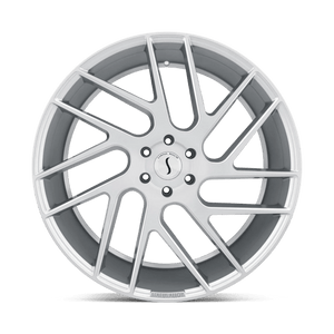 Status JUGGERNAUT Silver W/ Brushed Machined Fc 24x9.5 +15 5x139.7mm 112.1mm - Wheelwiz