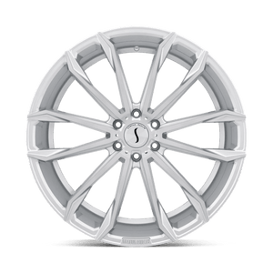 Status MASTADON Silver W/ Brushed Machined Face 20x9 +30 5x127mm 71.5mm - WheelWiz