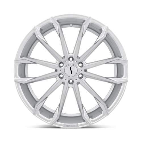 Status MASTADON Silver W/ Brushed Machined Fc 24x9.5 +30 5x114.3mm 76.1mm - Wheelwiz