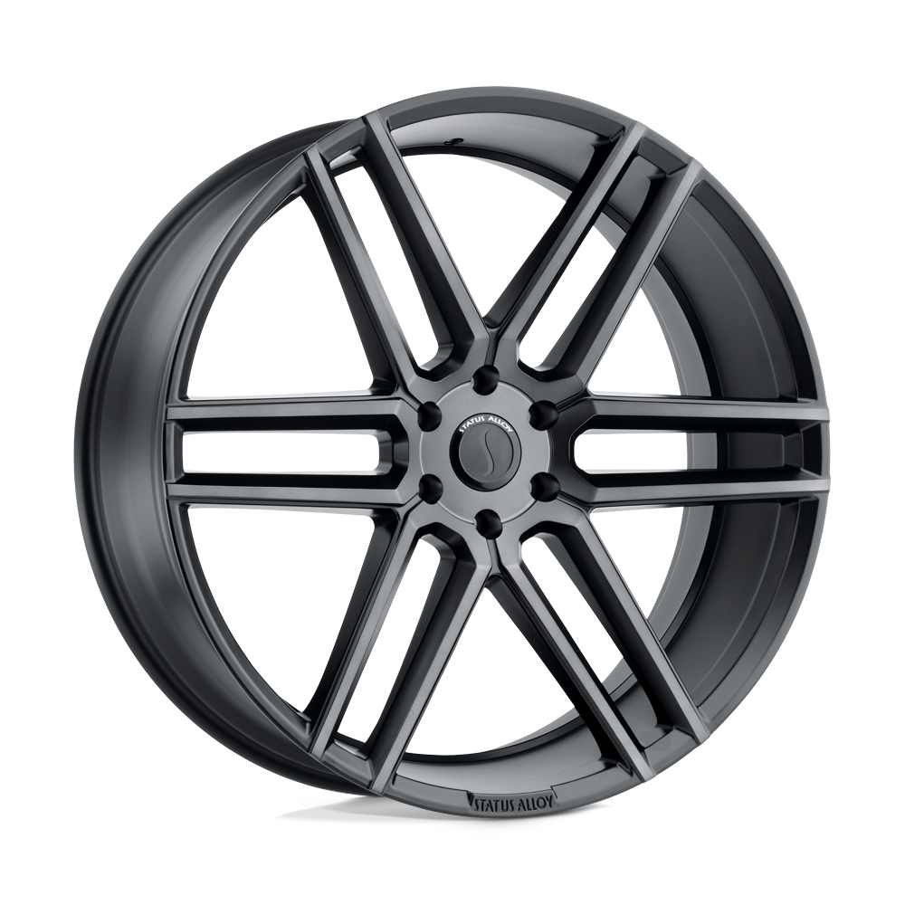 Status TITAN Carbon Graphite 22x9.5 +30 5x114.3mm 76.1mm - WheelWiz