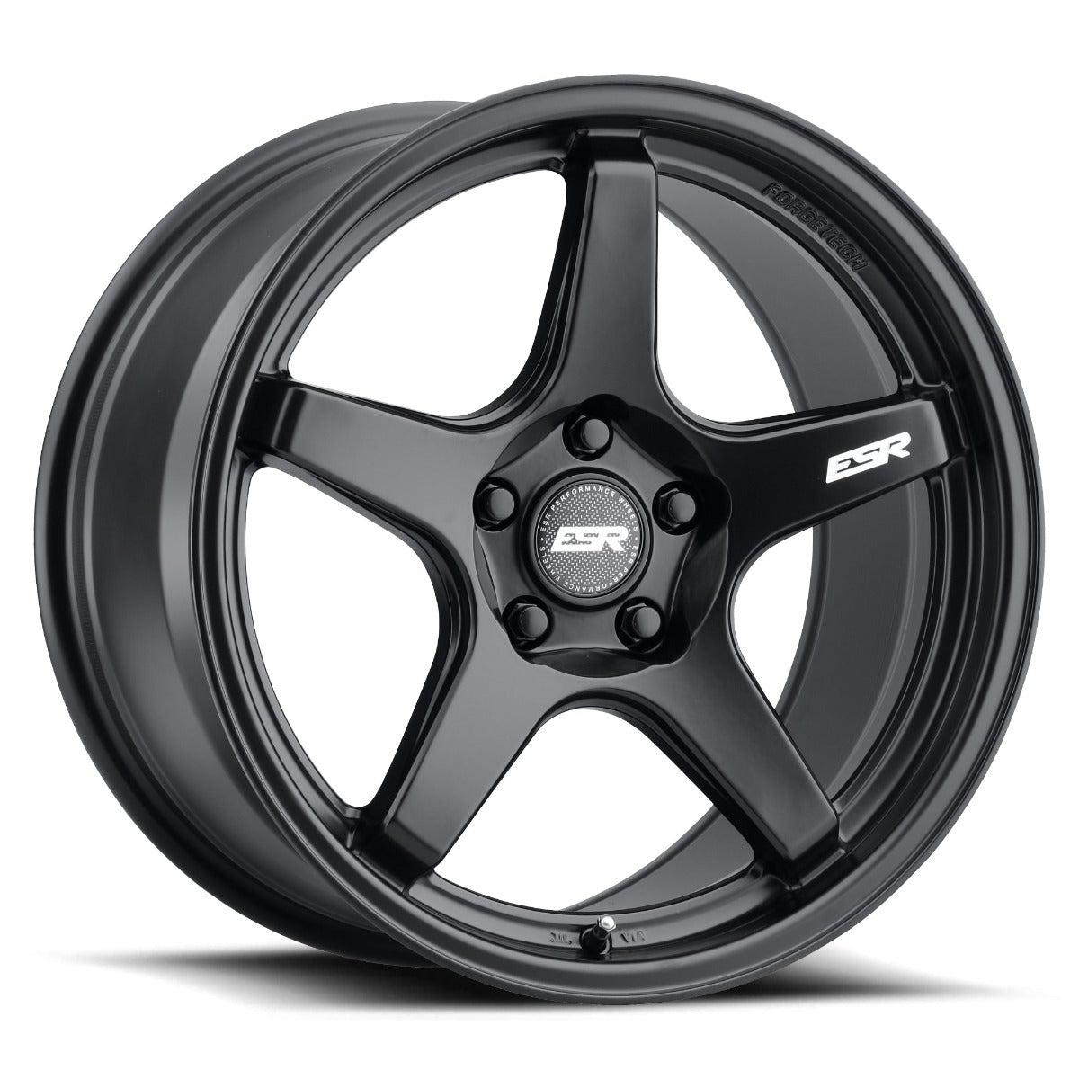 ESR Wheels APX5C SATIN BLACK 19x10.5 +22 5x114.3mm 72.6mm - Wheelwiz