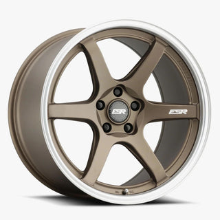 ESR Wheels APX6 Matte Bronze / Machined Lip 19x8.5 +30 5x120.6mm 72.6mm