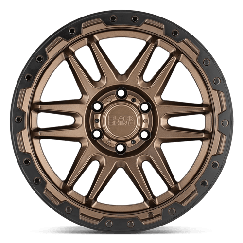 Black Rhino APACHE Matte Bronze W/ Black Ring & Black Bolts 20x9 +12 6x135mm 87.1mm - WheelWiz