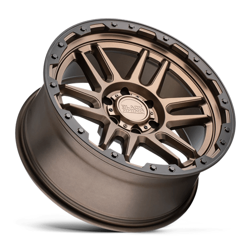 Black Rhino APACHE Matte Bronze W/ Black Ring & Black Bolts 20x9 +12 6x139.7mm 112.1mm - WheelWiz