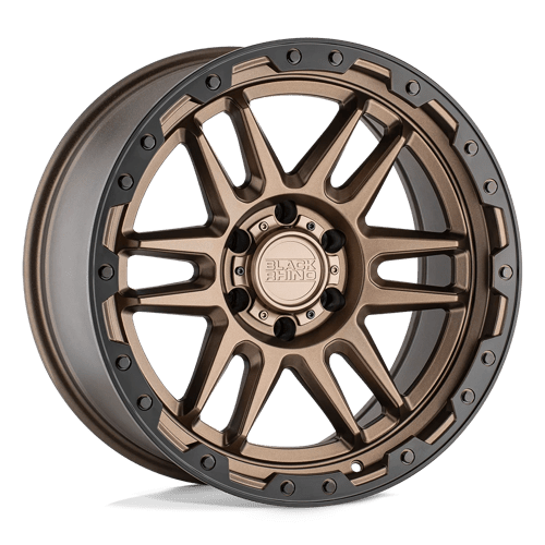 Black Rhino APACHE Matte Bronze W/ Blk Rg &amp; Bolts 18x9 +12 6x139.7mm 112.1mm - Wheelwiz