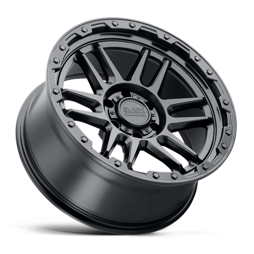 Black Rhino APACHE Matte Black W/ Black Bolts 20x9 -18 6x135mm 87.1mm - WheelWiz