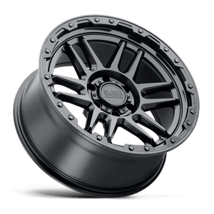 Black Rhino APACHE Matte Black W/ Black Bolts 20x9 -18 6x139.7mm 112.1mm - Wheelwiz